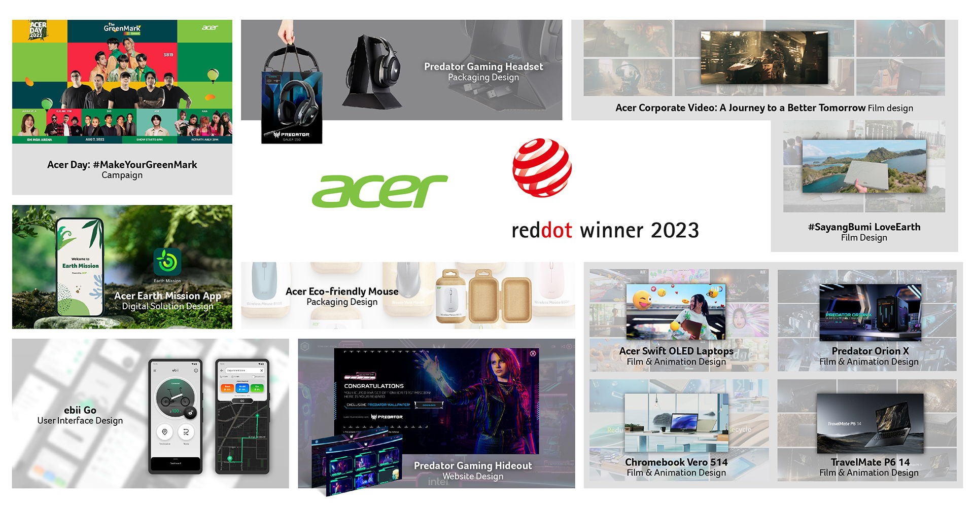 Acer Day斩获2023红点品牌与传达设计大奖