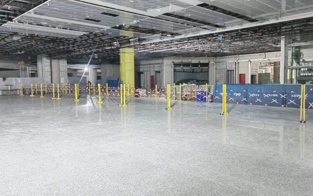 中建八局装饰公司西北分公司西安咸阳国际机场三期精装修项目建设再加速！