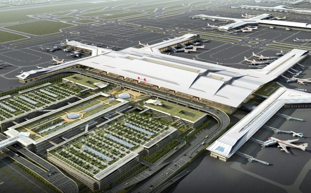 中建八局装饰公司西北分公司西安咸阳国际机场三期精装修项目建设再加速！
