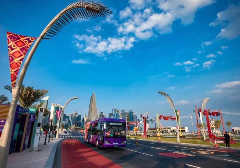 开赛！超500辆宇通客车再赴卡塔尔亚洲足球体育赛事