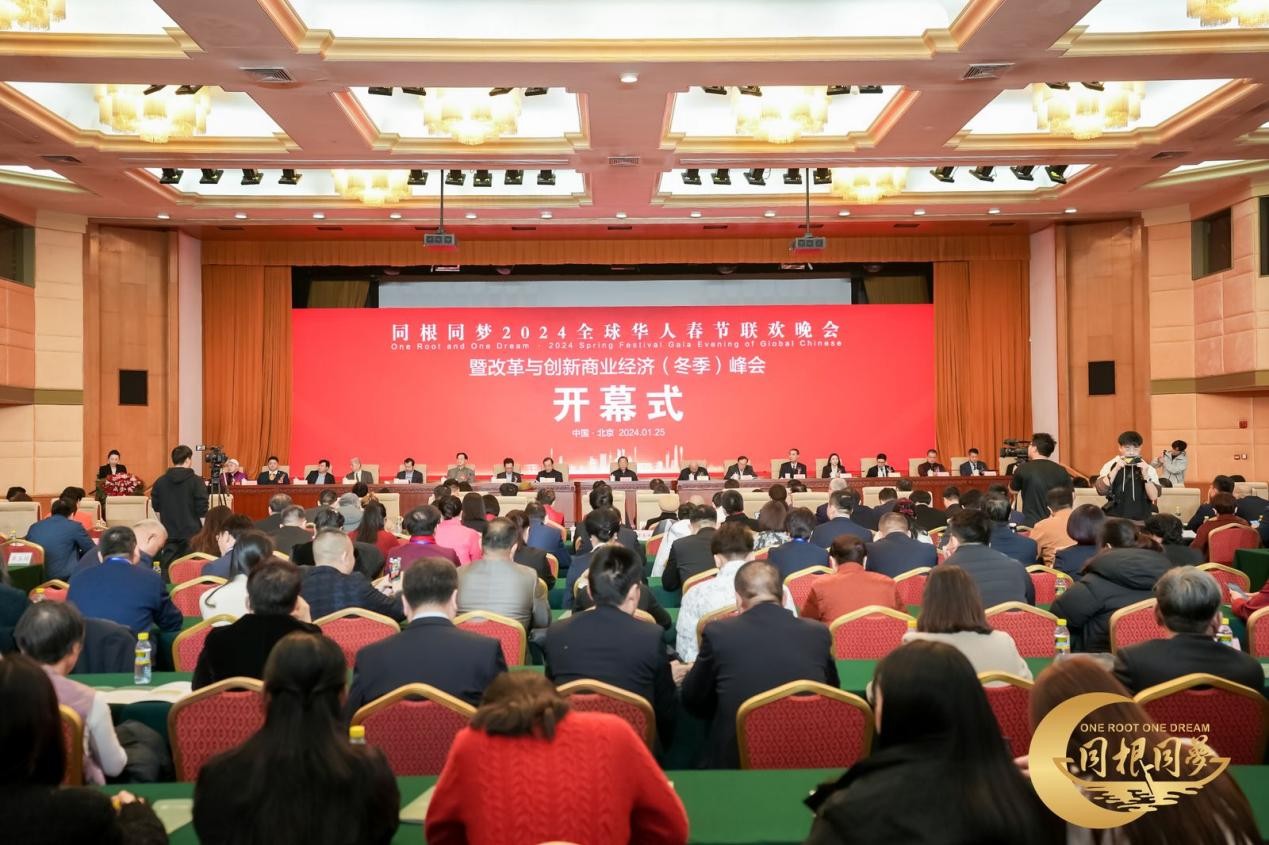 锦嵘控股集团领导受邀出席同根同梦·2024全球华人春晚